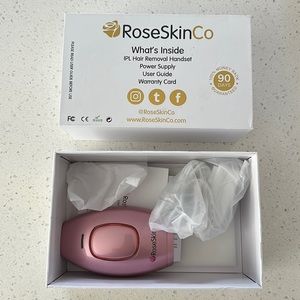 Brand new pink RoseSkinCo Hair Removal Set